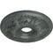 Ekena Millwork Granada Medallion (Canopies up to 6 5/8"), 18"OD x 3 1/2"ID x 2 1/2"P, Athenian Green Crackle CM18GAAGC - alternate 2